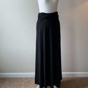 Maxi skirt with foldover waist size small